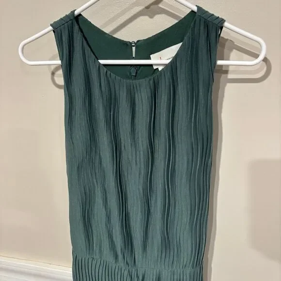 Anthropologie Marina Plisse Sleeveless Jumpsuit - Picture 5 of 10